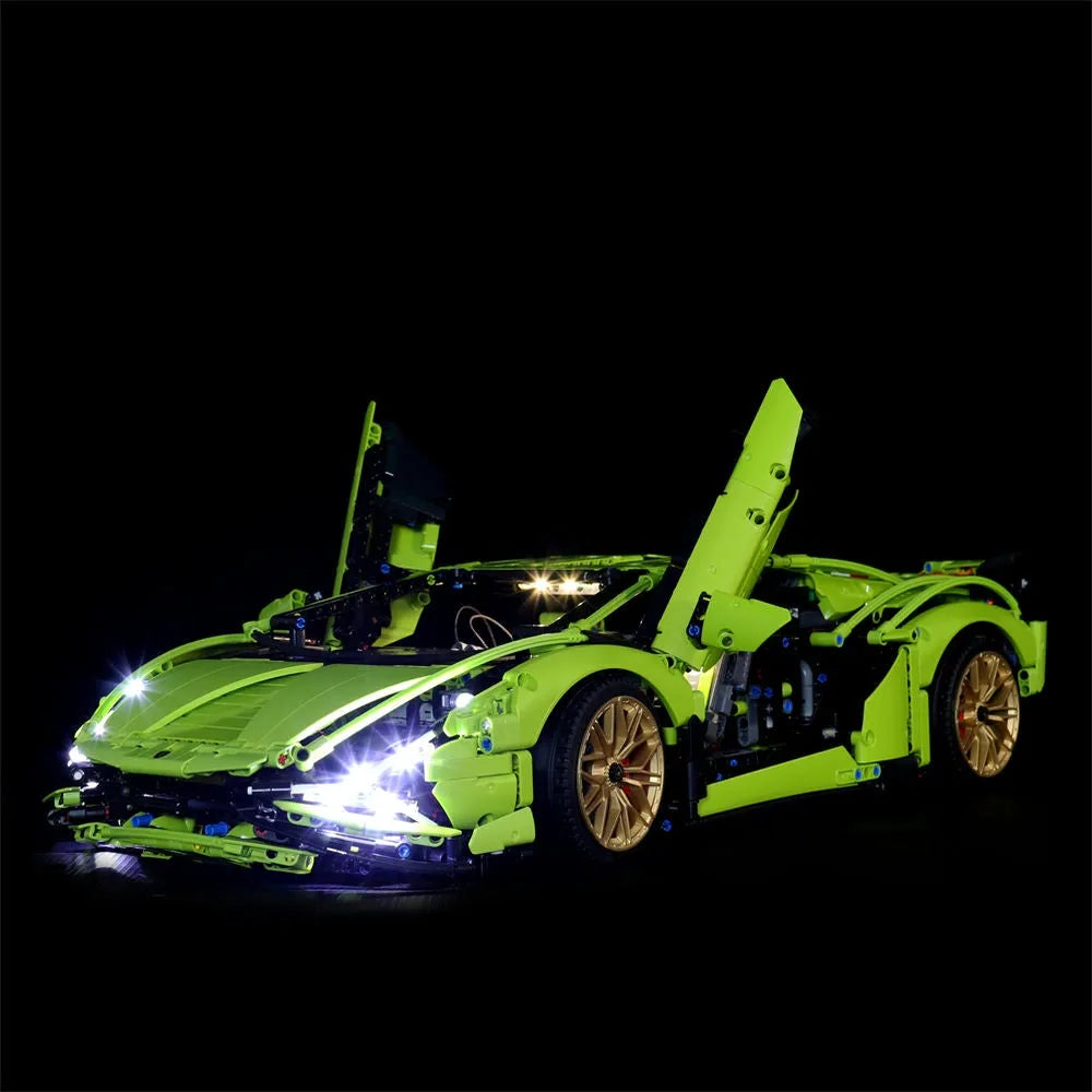 Lights Set LED Light For 42115 Lamborghini Sian FKP 37 - 7