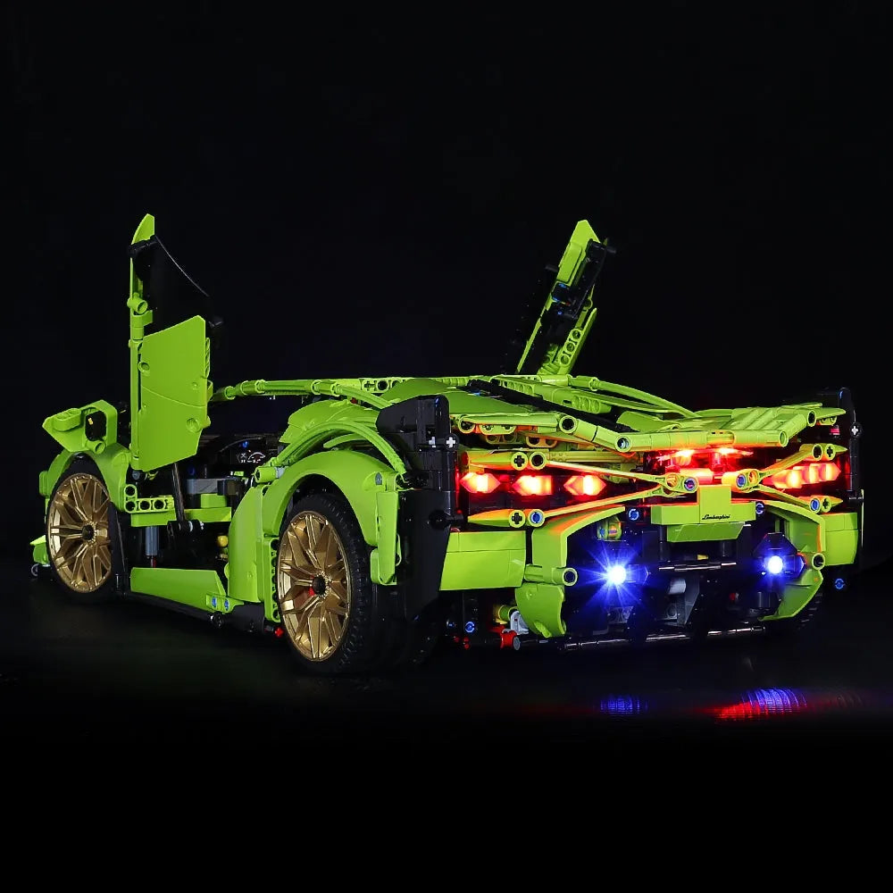 Lights Set LED Light For 42115 Lamborghini Sian FKP 37 - 11