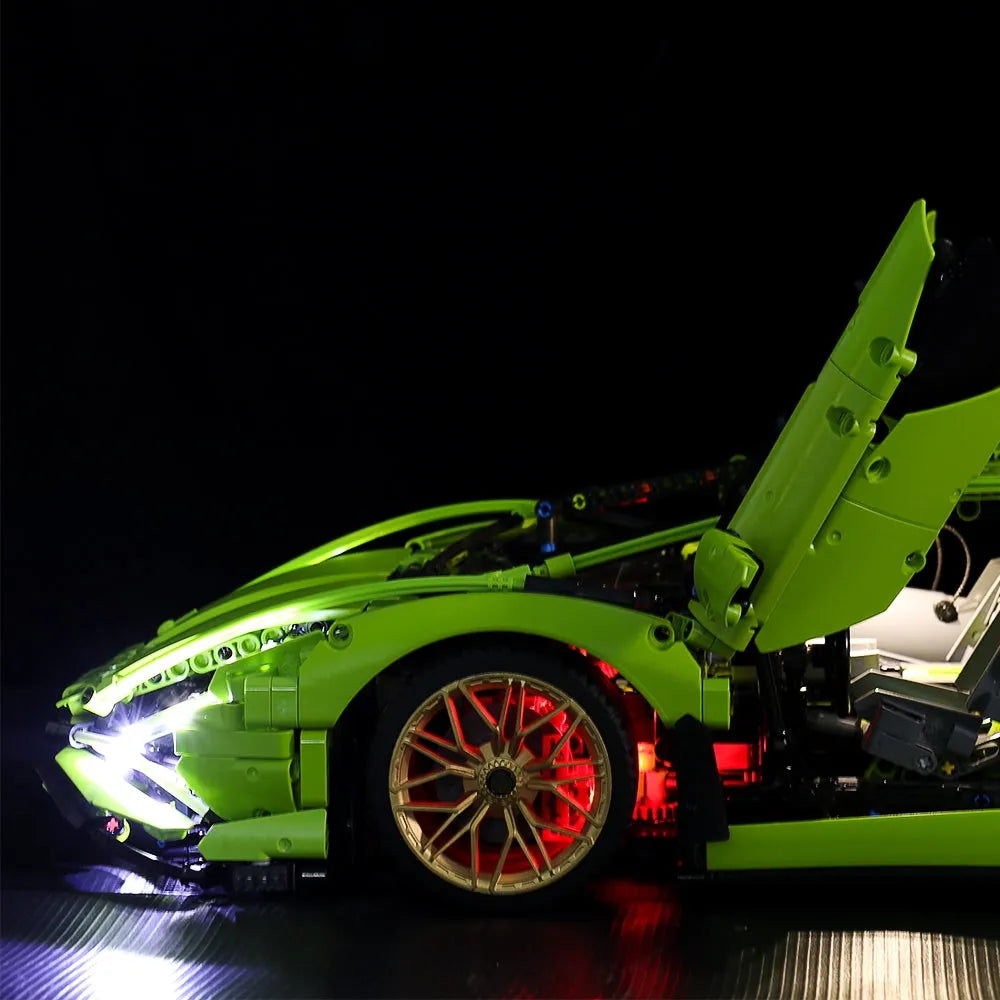 Lights Set LED Light For 42115 Lamborghini Sian FKP 37 - 14