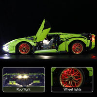 Thumbnail for Lights Set LED Light For 42115 Lamborghini Sian FKP 37 - 4