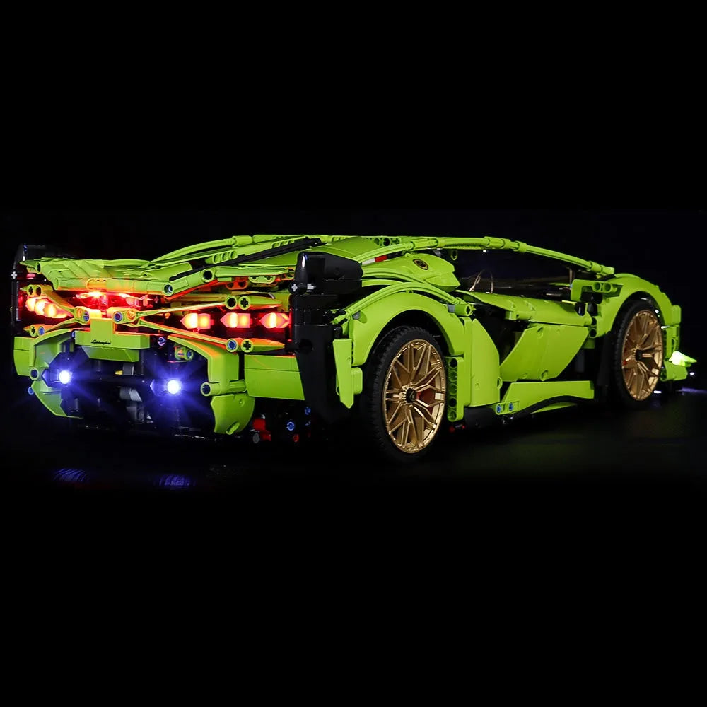 Lights Set LED Light For 42115 Lamborghini Sian FKP 37 - 9