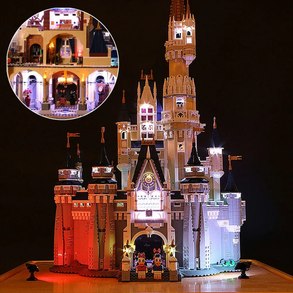 Lights Set Led Light For 71040 Cinderella Princess Castle Construction Set Toys - 2