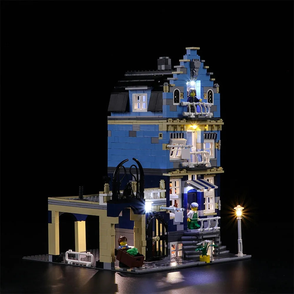 Lights Set LED Light Set For 10190 Market Street Factory Construction Set Toys - 2