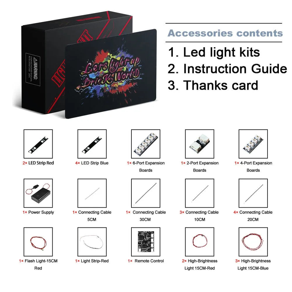 Lights Set LED Light Set For 42141 McLaren Formula Race Car Construction Set Toys - 9