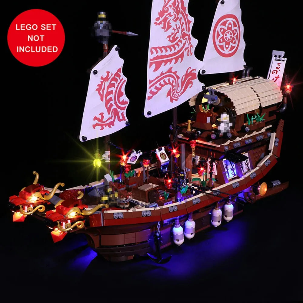 Lights Set LED Light Set For 70618 Destiny Bounty Ship Construction Set Toys - 9
