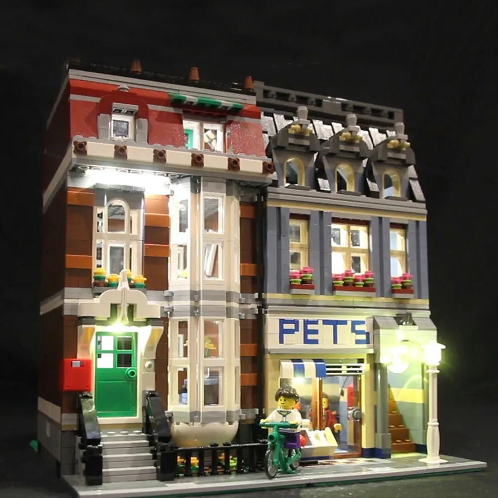 Lights Set LED Light Set For Creator 10218 Pet Shop Construction Set Toys - 1