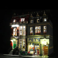 Thumbnail for Lights Set LED Light Set For Creator 10218 Pet Shop Construction Set Toys - 2