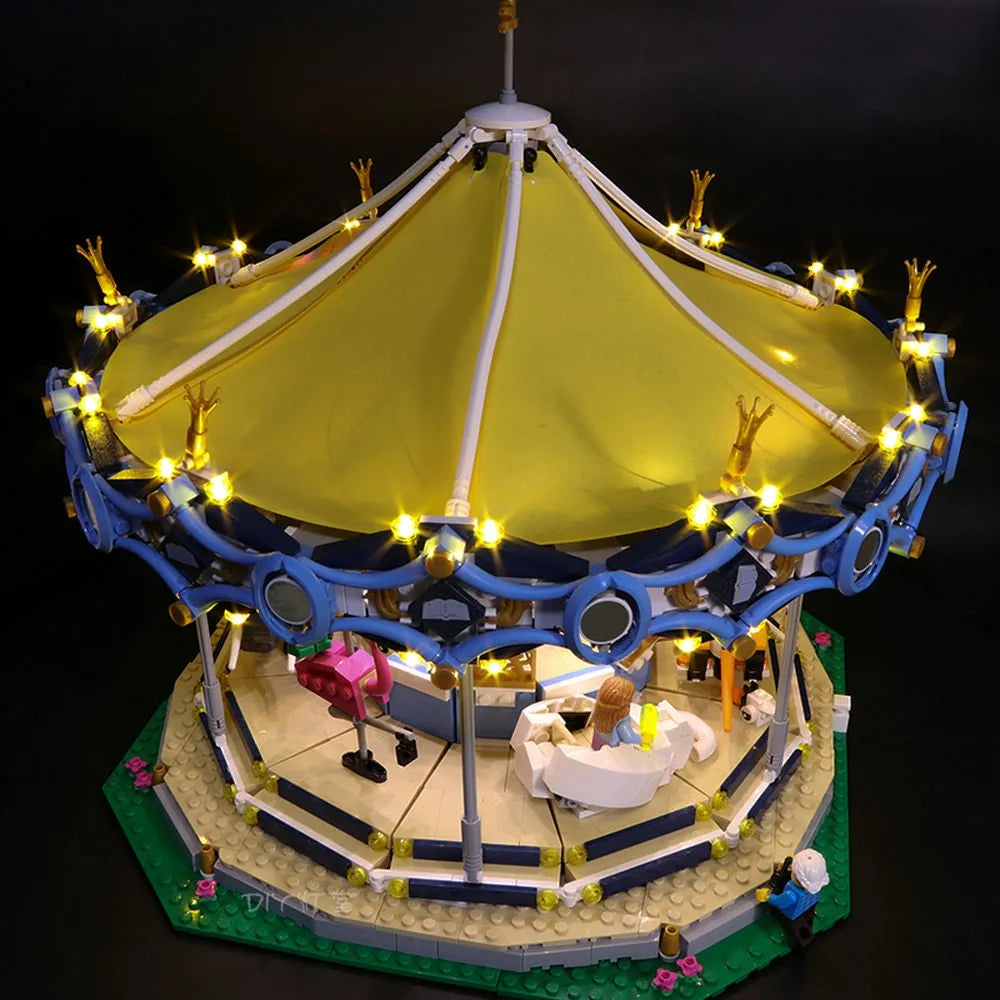 Lights Set LED Light Set For Creator 10257 The Carousel Construction Set Toys - 2