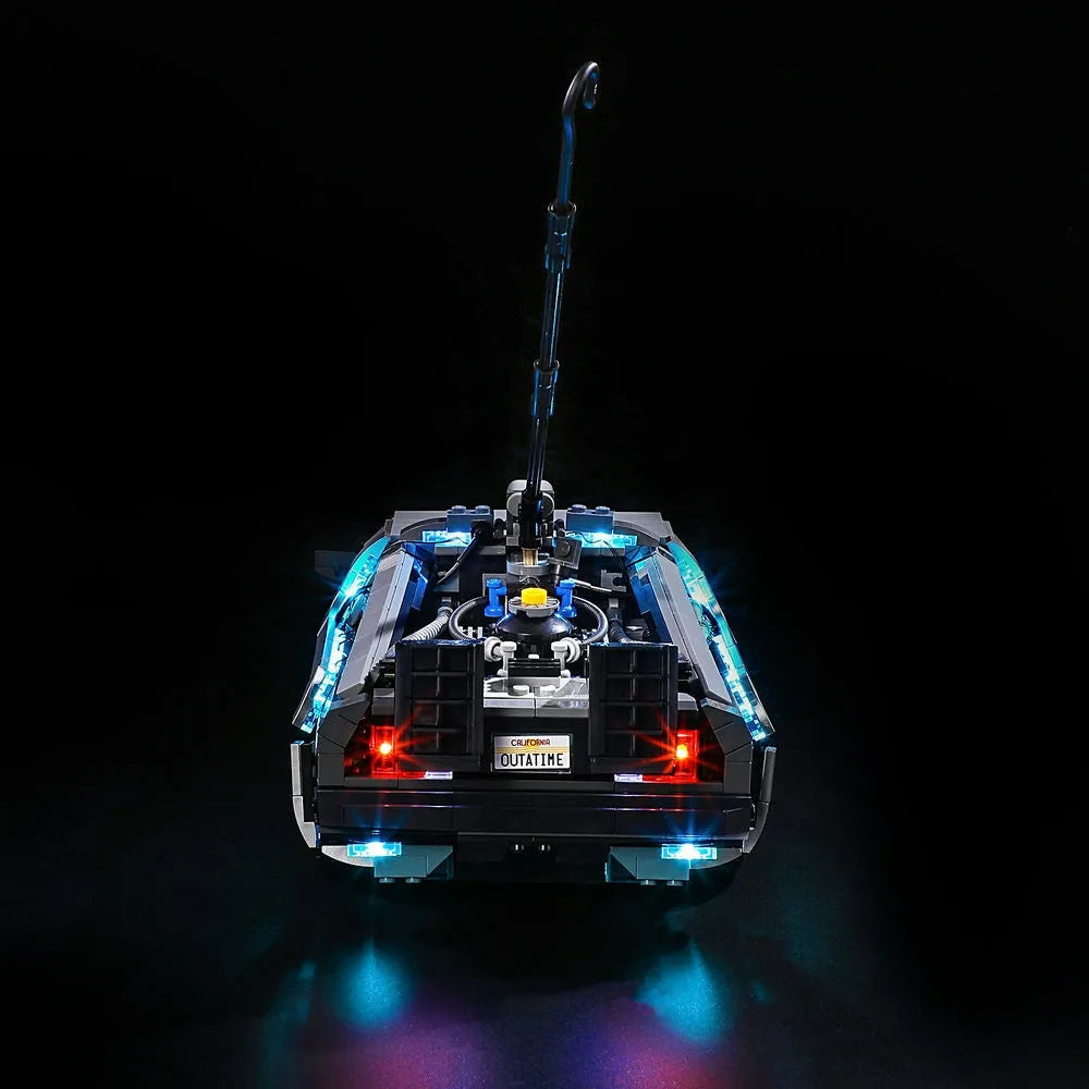 Lights Set LED Light Set For Creator 10300 Back to the Future Time Machine Car Construction Set Toys - 5