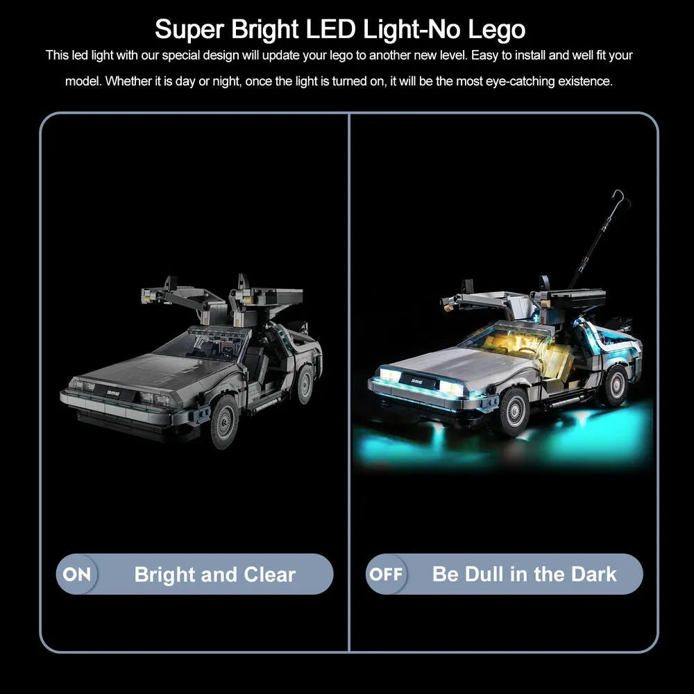 Light Kit for LEGO® Back to the Future Time Machine #10300 Light Kit for LEGO® Back to the Future Time Machine #10300