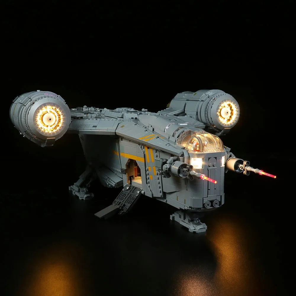 Razor crest online lego lights