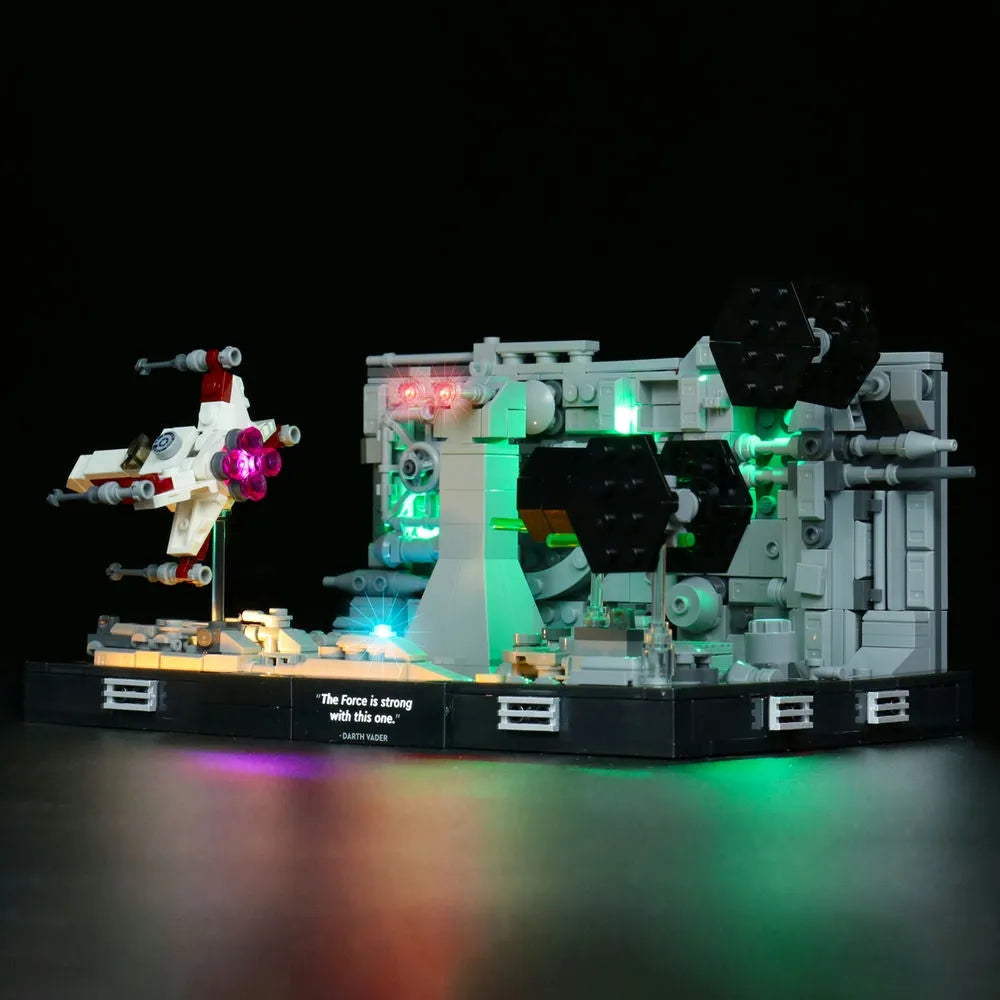 Lights Set LED Light Set For Star Wars 75329 Trench Run Diorama Construction Set Toys - 9