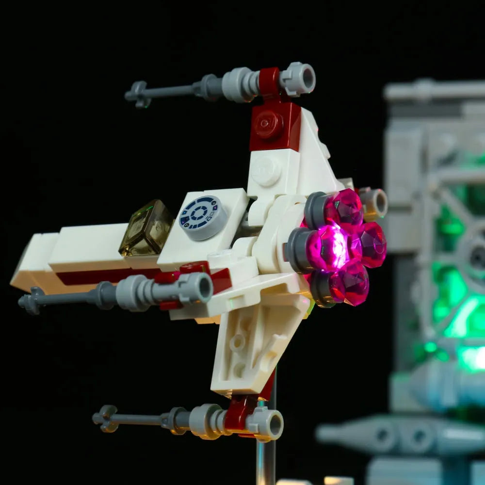 Lights Set LED Light Set For Star Wars 75329 Trench Run Diorama Construction Set Toys - 5