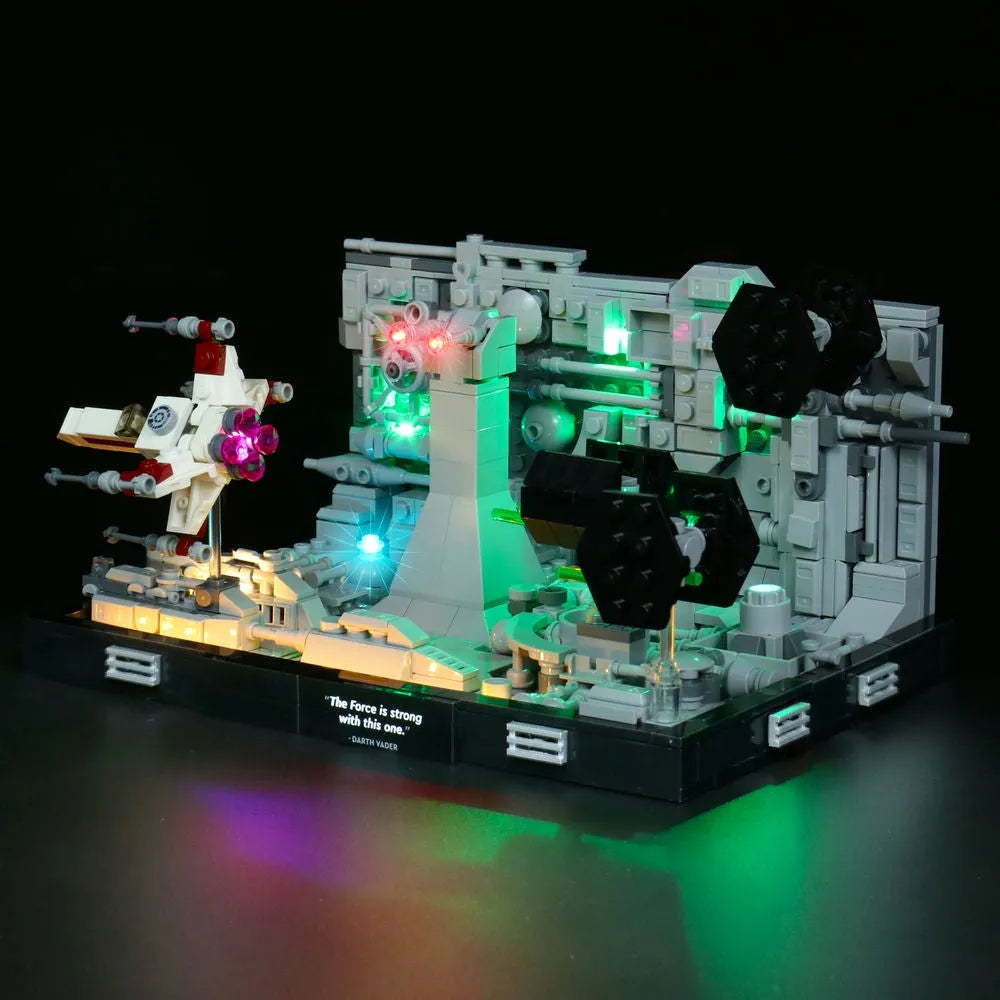 Lights Set LED Light Set For Star Wars 75329 Trench Run Diorama Construction Set Toys - 10