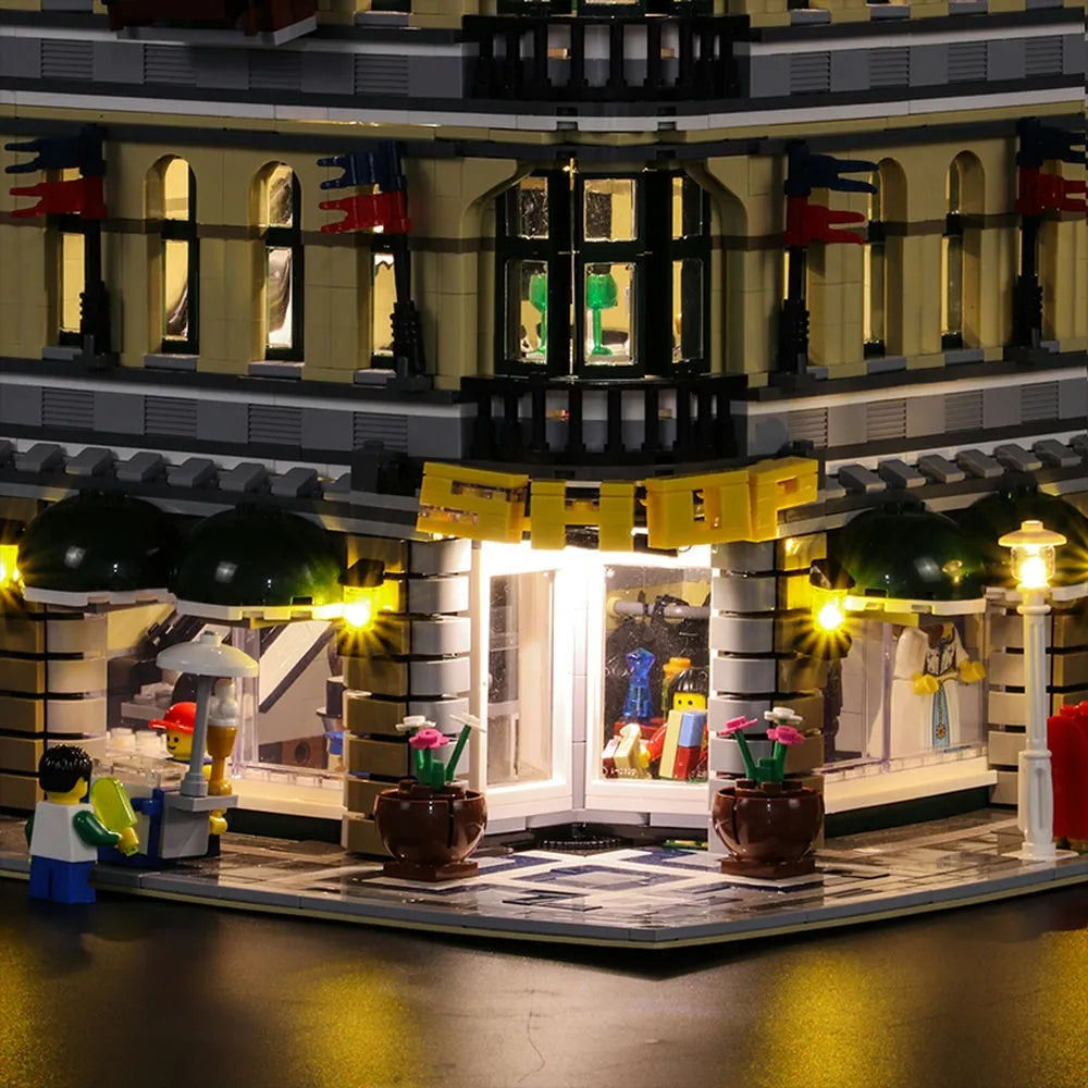 Lights Set LED Lighting Set For 10211 Creator Grand Emporium Construction Set Toys - 6