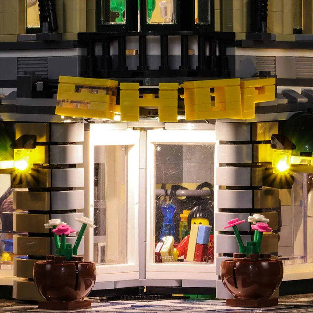 Lights Set LED Lighting Set For 10211 Creator Grand Emporium Construction Set Toys - 8