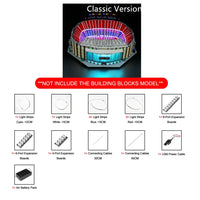 Thumbnail for Lights Set LED Lighting Set For 10284 Camp Nou FC Barcelona Construction Set Toys - 8