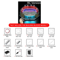 Thumbnail for Lights Set LED Lighting Set For 10284 Camp Nou FC Barcelona Construction Set Toys - 9