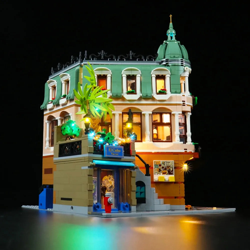 Lights Set LED Lighting Set For Creator 10297 Boutique Hotel Construction Set Toys - 5
