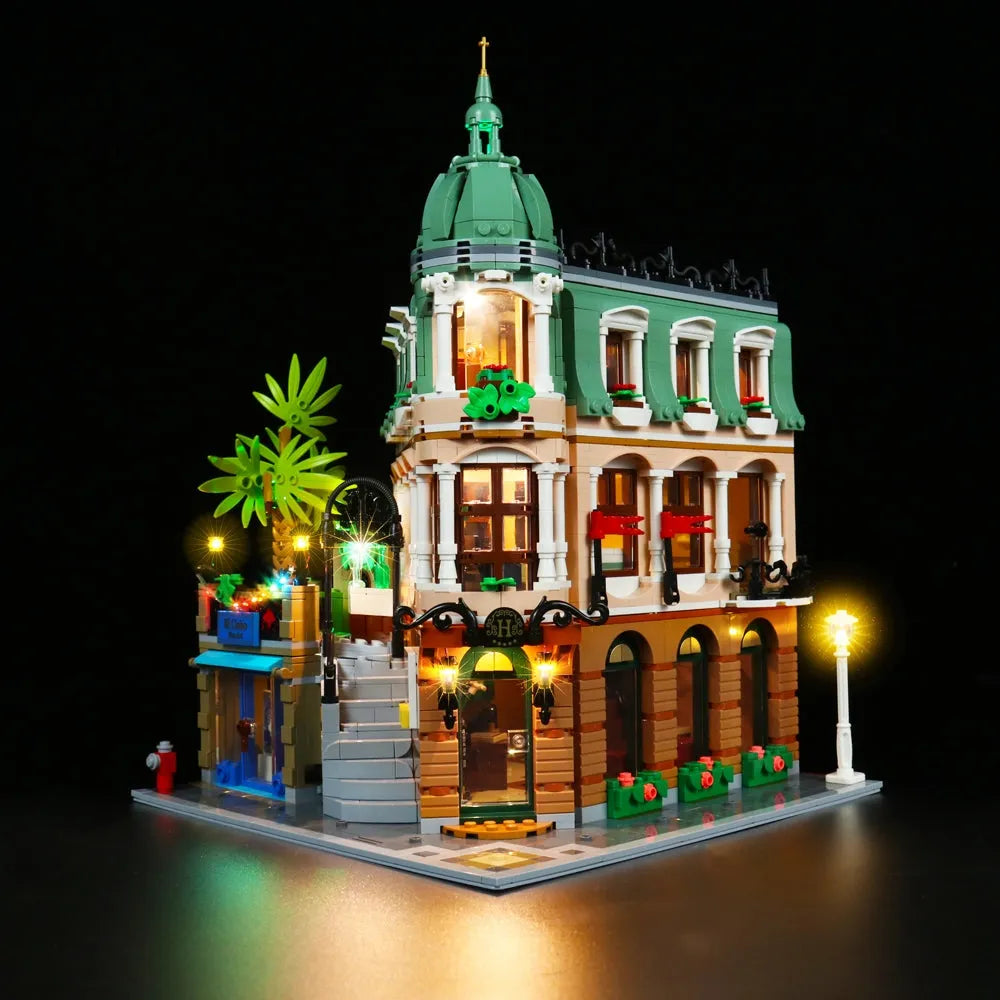 Lights Set LED Lighting Set For Creator 10297 Boutique Hotel Construction Set Toys - 1