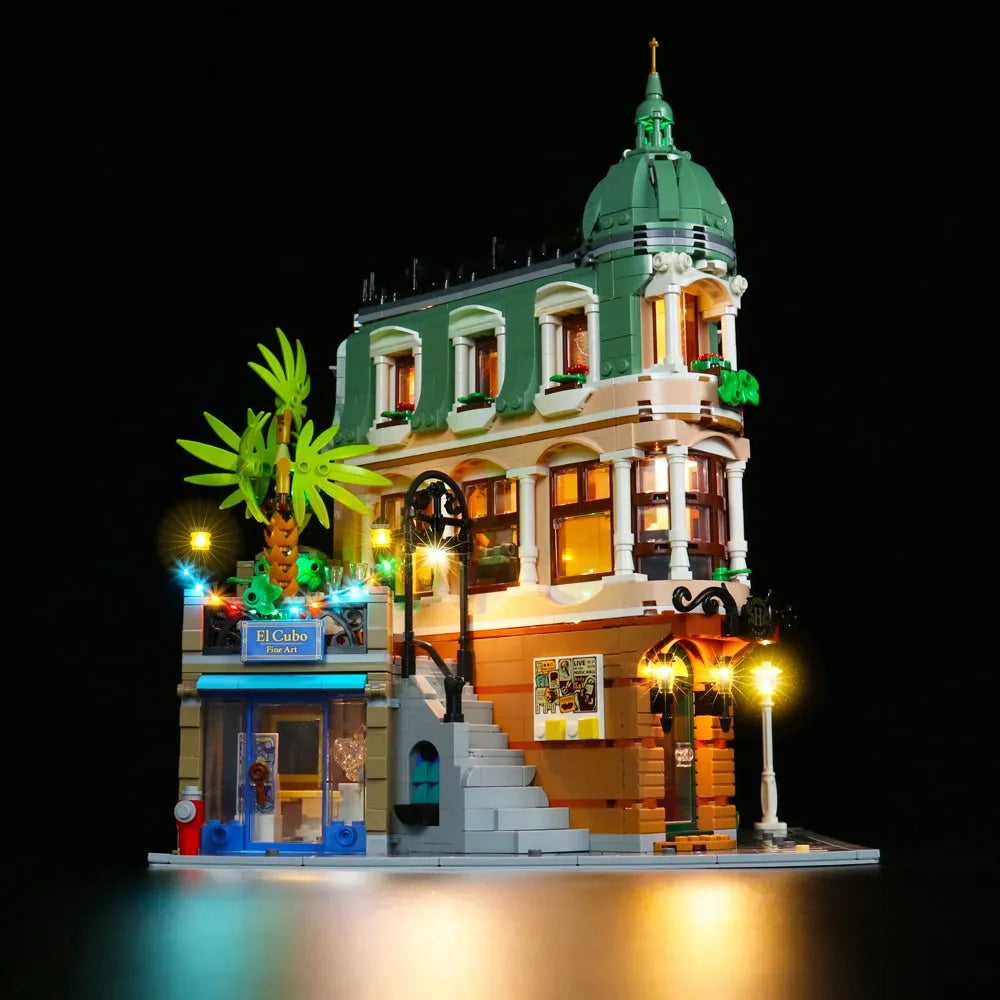 Lights Set LED Lighting Set For Creator 10297 Boutique Hotel Construction Set Toys - 2