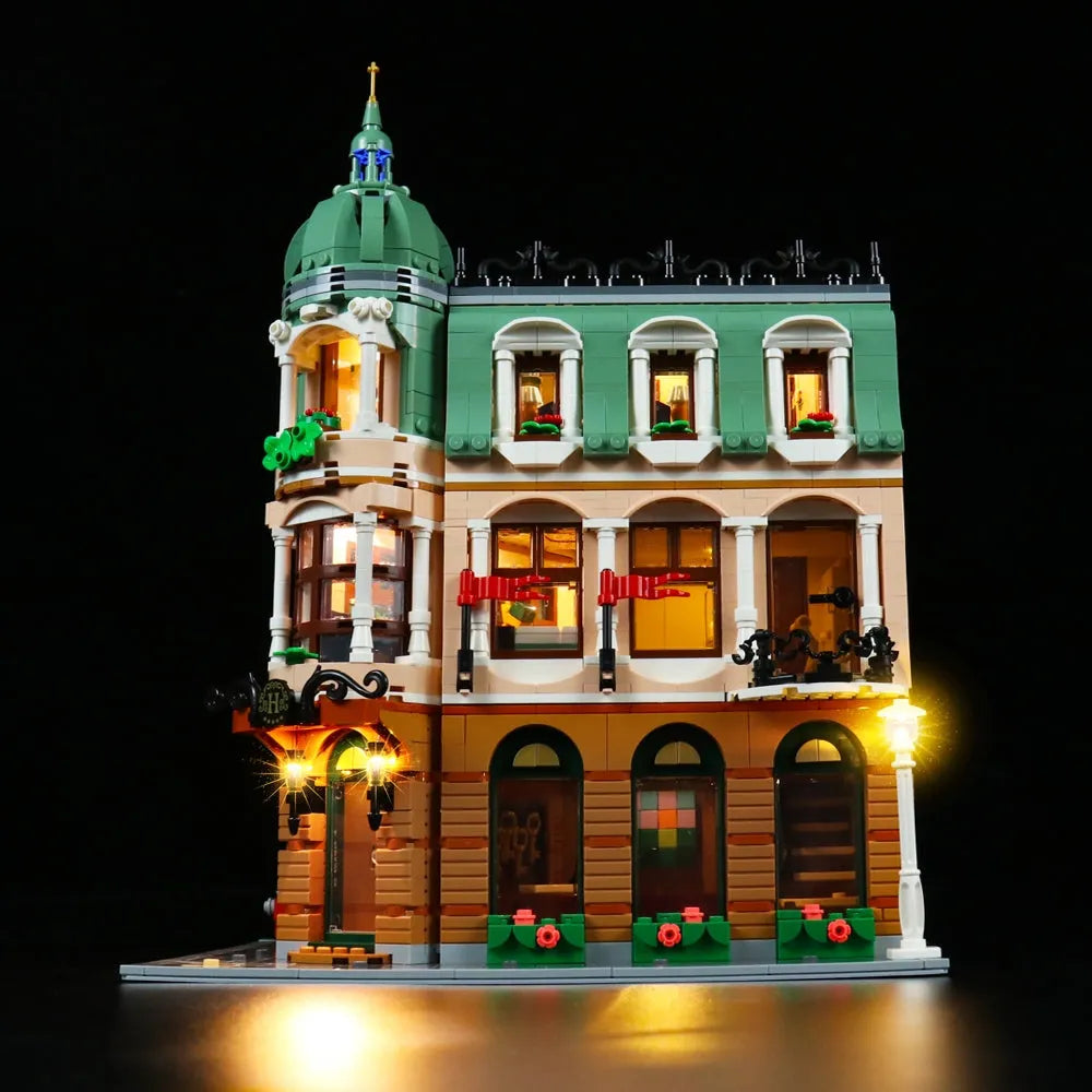 Lights Set LED Lighting Set For Creator 10297 Boutique Hotel Construction Set Toys - 8