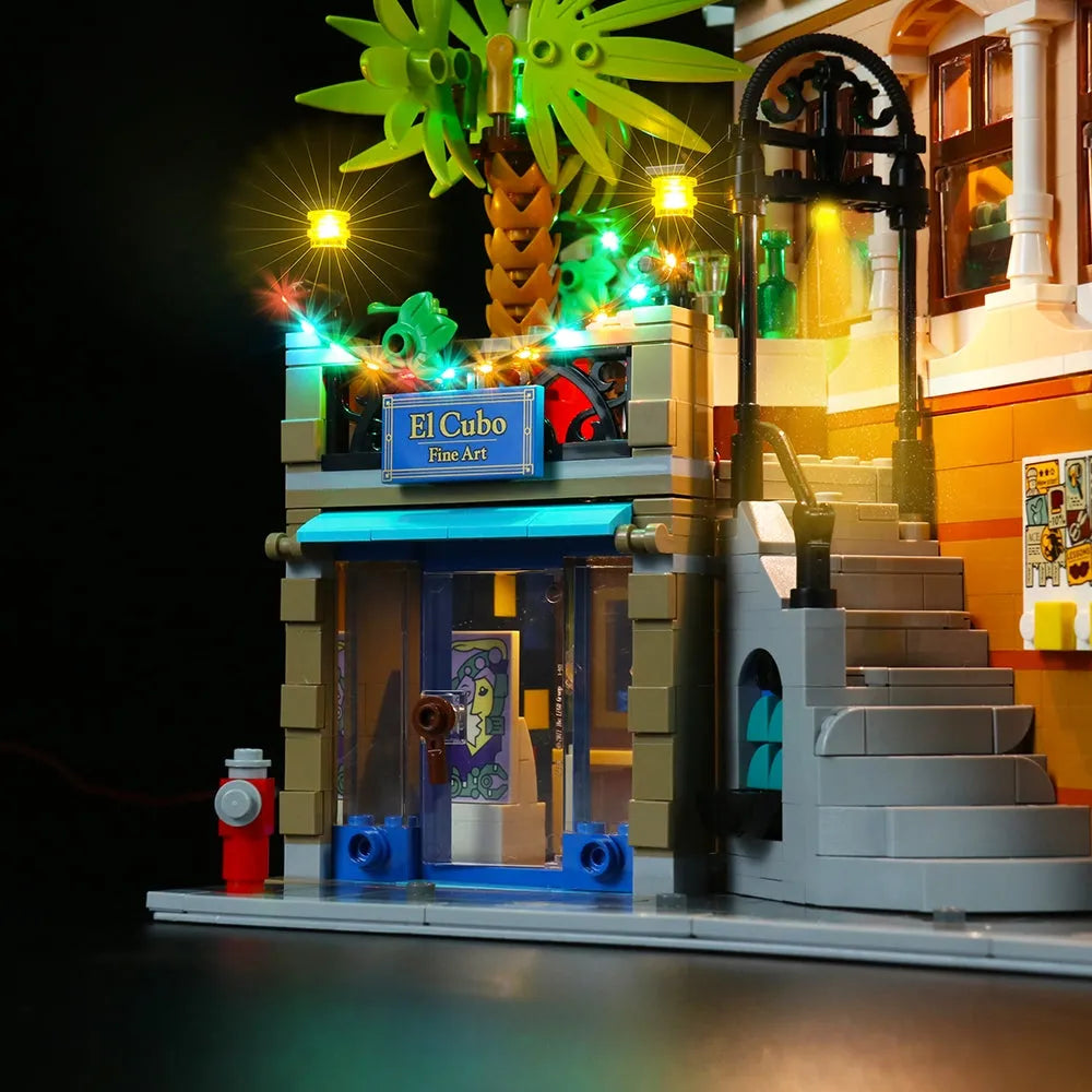 Lights Set LED Lighting Set For Creator 10297 Boutique Hotel Construction Set Toys - 9