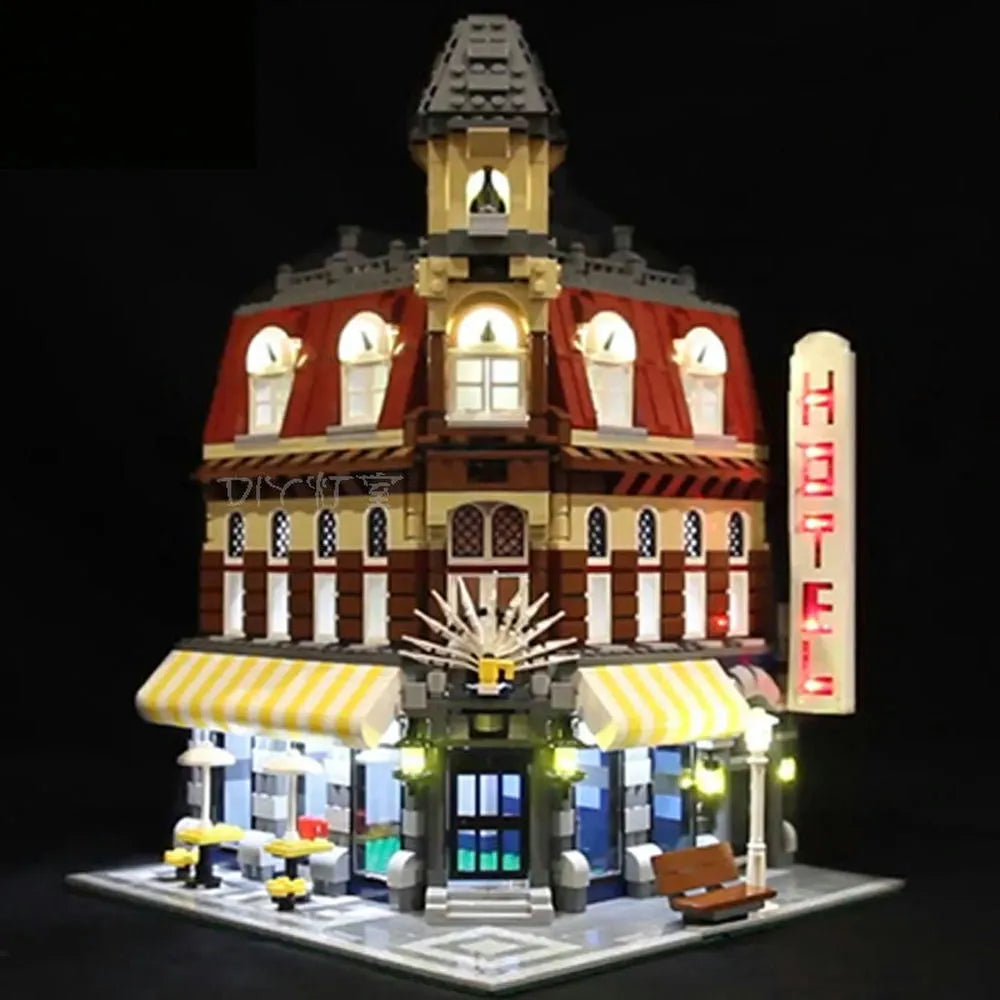 Lights Set LED Lights Set For 10182 Creator Cafe Corner Construction Set Toys - 1
