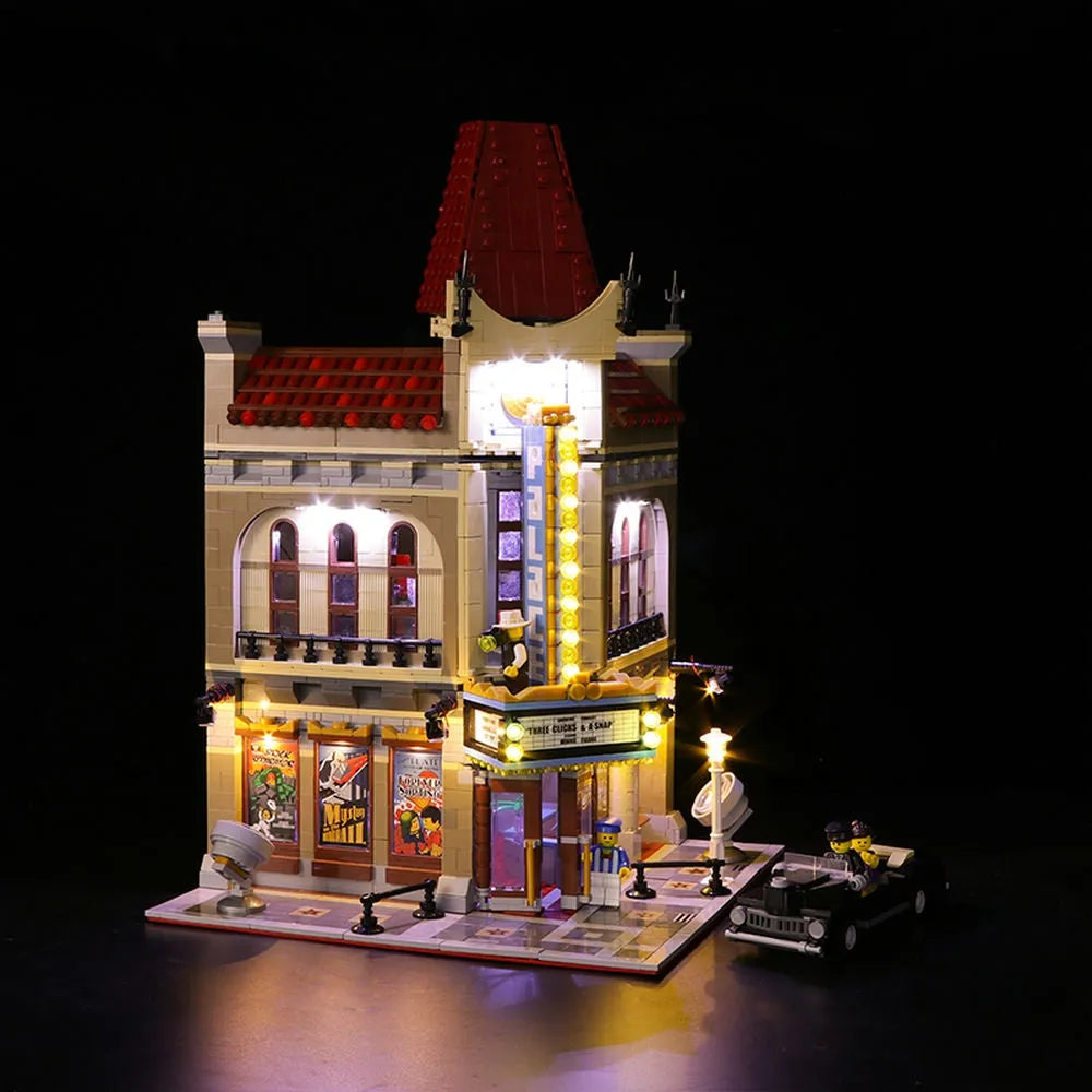 Lights Set LED Lights Set For Creators 10232 Palace Cinema Construction Set Toys - 2
