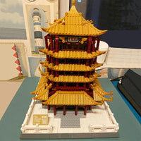 Thumbnail for Building Blocks Architecture China Yellow Crane Tower Bricks Toys 6214 - 4