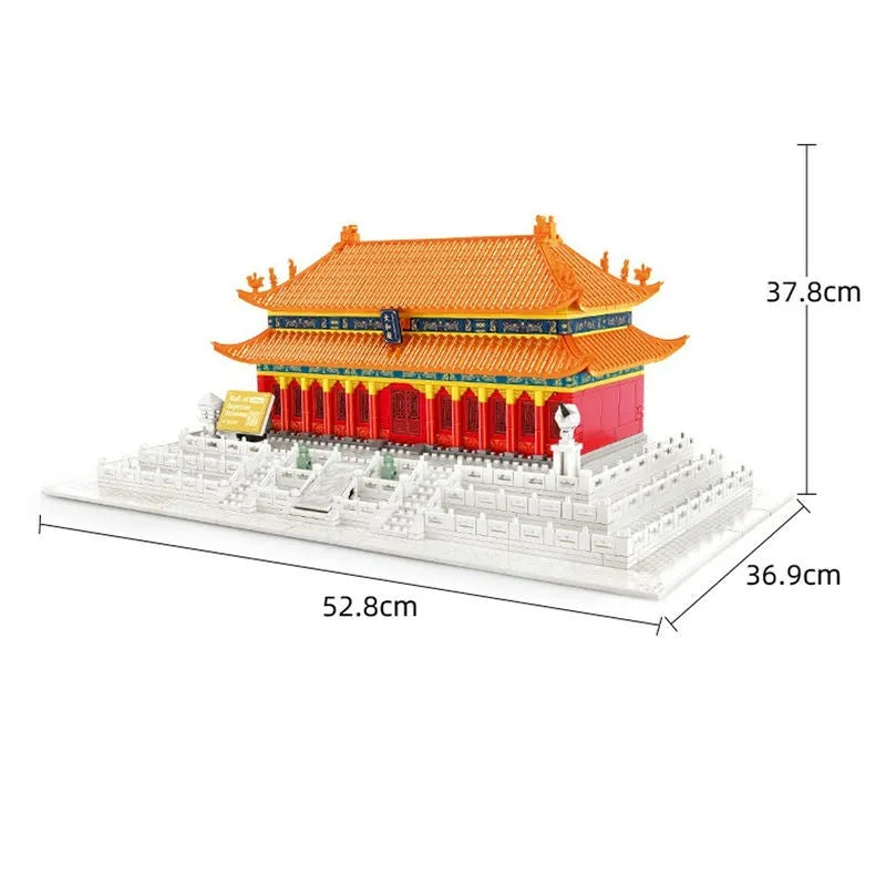 Building Blocks Architecture City Palace Of Harmony Bricks Toys - 2