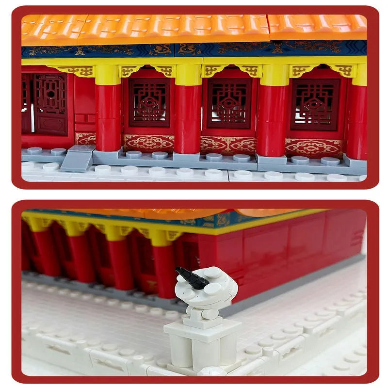 Building Blocks Architecture City Palace Of Harmony Bricks Toys - 6