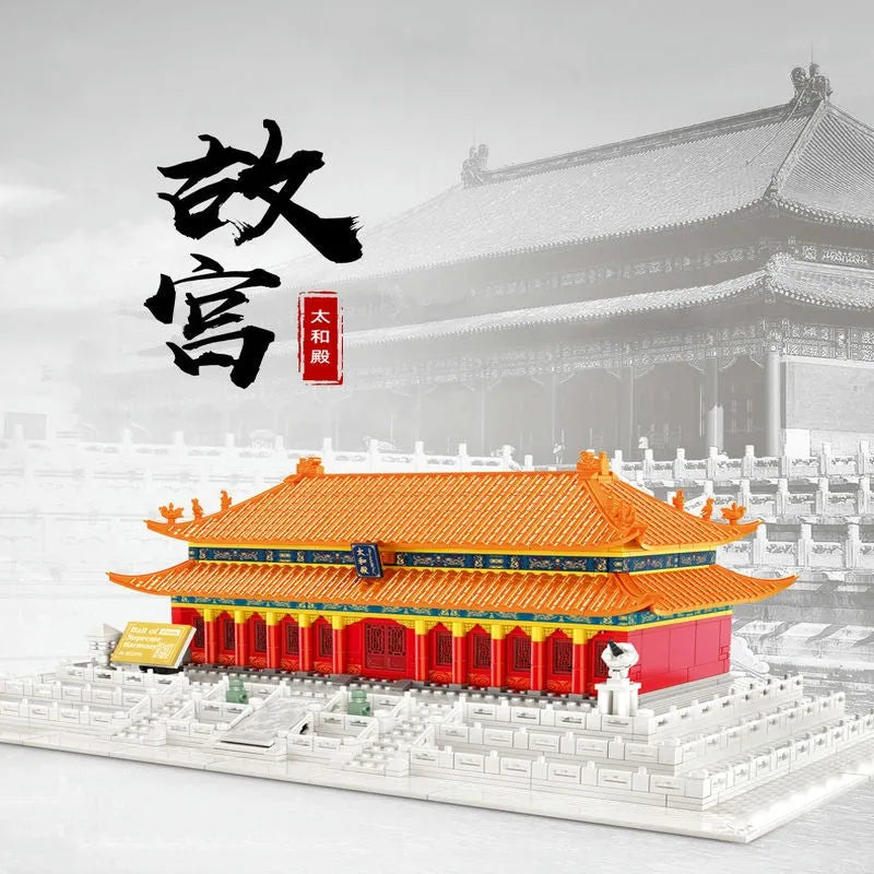 Building Blocks Architecture City Palace Of Harmony Bricks Toys - 5