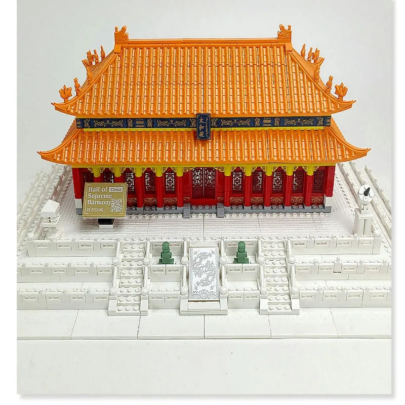 Building Blocks Architecture City Palace Of Harmony Bricks Toys - 6