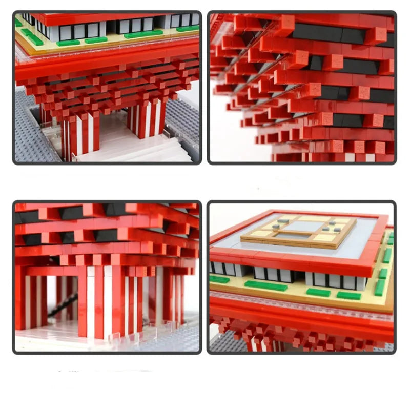 Building Blocks Architecture Famous China Pavilion At Expo Bricks Toy 7210 - 6