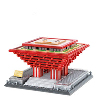 Thumbnail for Building Blocks Architecture Famous China Pavilion At Expo Bricks Toy 7210 Construction Set Toys - 2
