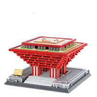 Thumbnail for Building Blocks Architecture Famous China Pavilion At Expo Bricks Toy 7210 - 2