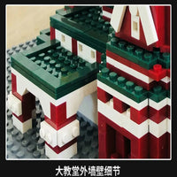 Thumbnail for Building Blocks Architecture MOC Famous Saint Basil’s Cathedral Bricks Toys - 8