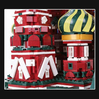 Thumbnail for Building Blocks Architecture MOC Famous Saint Basil’s Cathedral Bricks Toys - 7