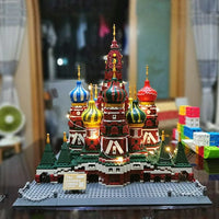 Thumbnail for Building Blocks Architecture MOC Famous Saint Basil’s Cathedral Bricks Toys - 5