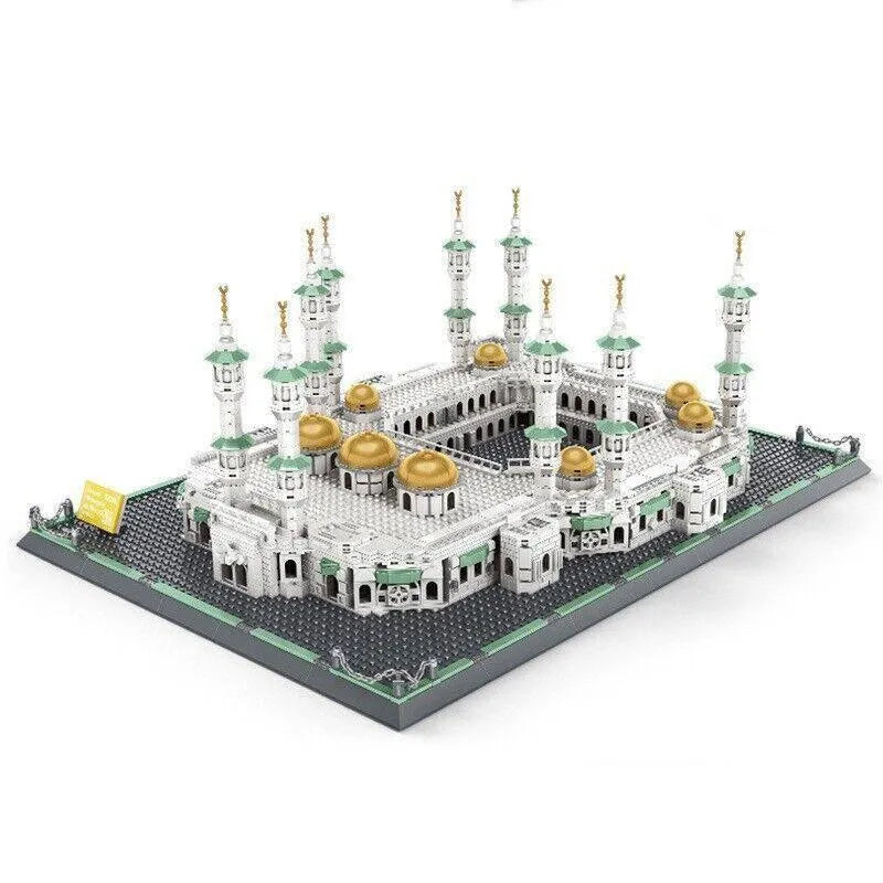 Building Blocks Architecture MOC Great Mecca Grand Mosque Bricks Toy Construction Set Toys - 3