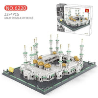 Thumbnail for Building Blocks Architecture MOC Great Mecca Grand Mosque Bricks Toy Construction Set Toys - 11