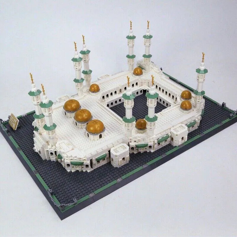 Building Blocks Architecture MOC Great Mecca Grand Mosque Bricks Toy Construction Set Toys - 9