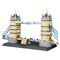 Thumbnail for Building Blocks Architecture MOC London Tower Bridge Bricks Toy - 6