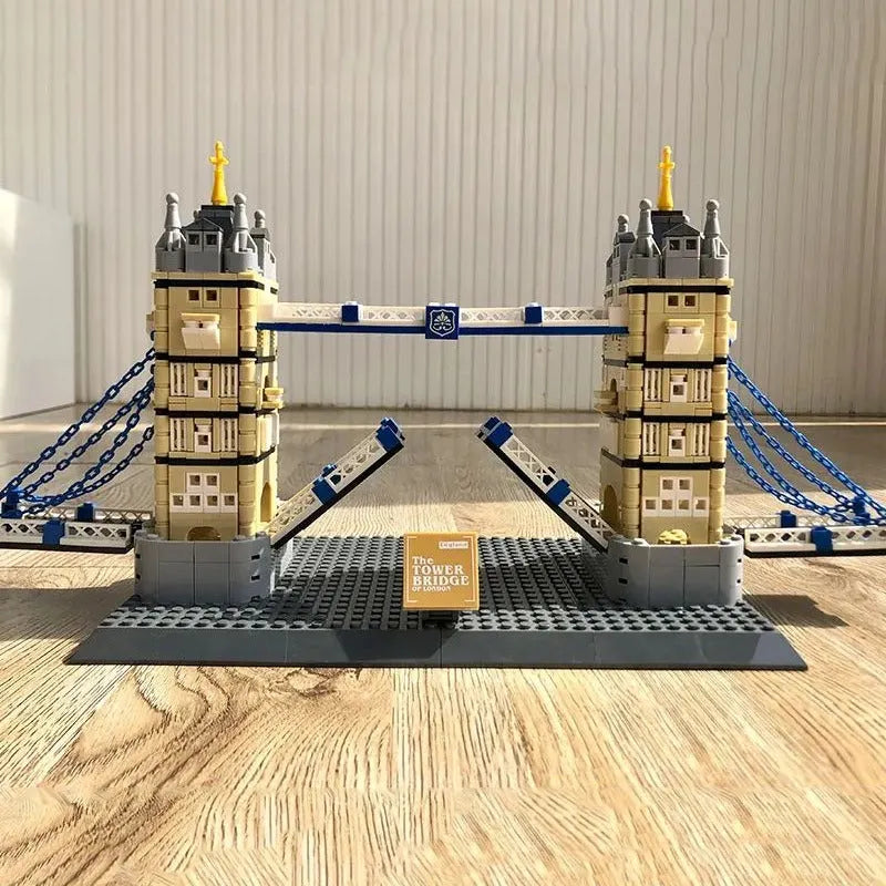 Architecture MOC London Tower Bridge Bricks Toy