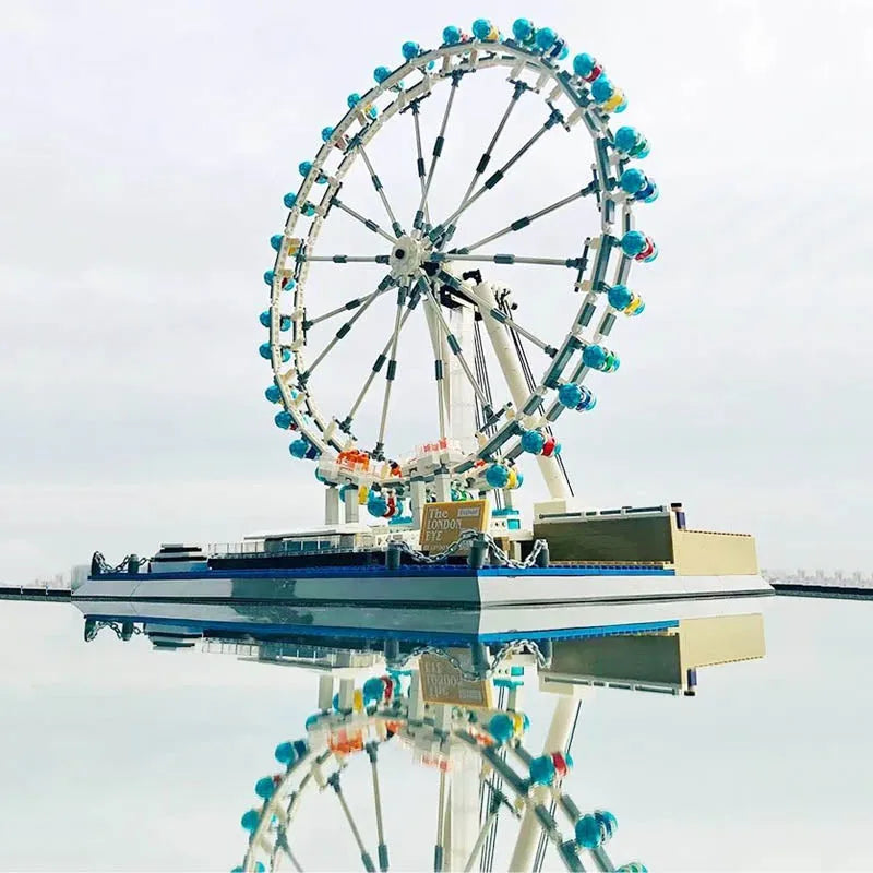 Building Blocks Architecture MOC The London Eye Wheel Bricks Toys - 7