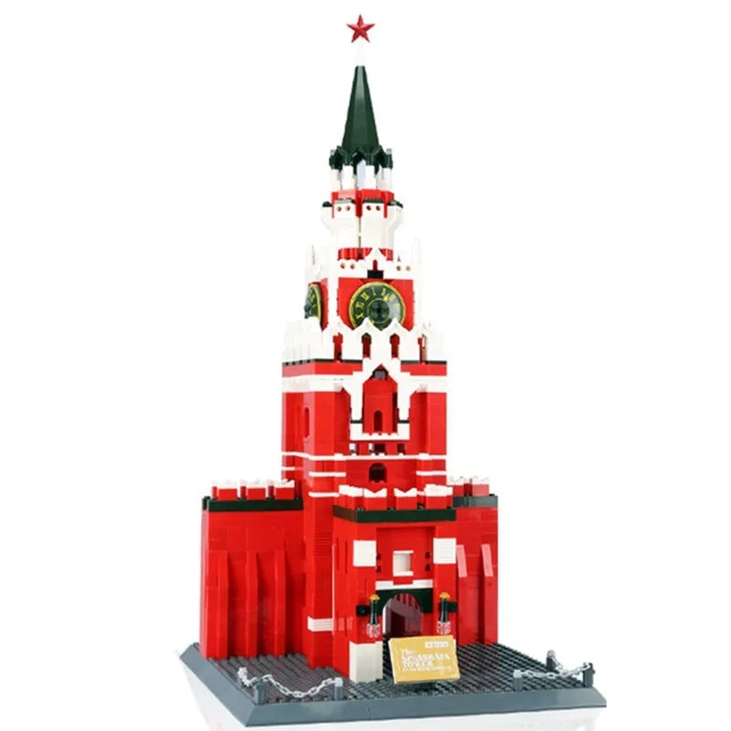 Building Blocks Architecture MOC The Russia Kremlin Palace Bricks Toys - 3