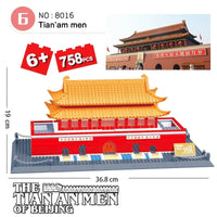 Thumbnail for Building Blocks Architecture MOC TIANANMEN Of Beijing Bricks Toy 8016 - 2