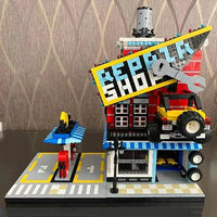 Thumbnail for Building Blocks Creator Expert MOC Car Service Center Bricks Toy - 4