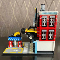 Thumbnail for Building Blocks Creator Expert MOC Car Service Center Bricks Toy - 5